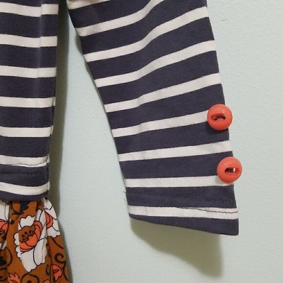 Matilda Jane, striped and floral dress. Size S. - Picture 4 of 5